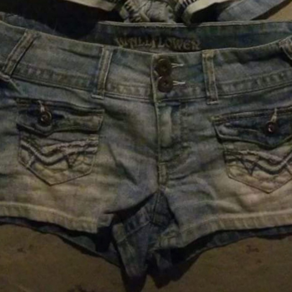 Wildflower jean shorts